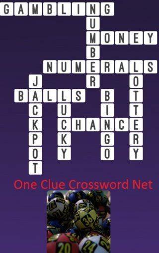 lottery jackpot unit crossword clue|Lottery jackpot unit Crostic Answer .